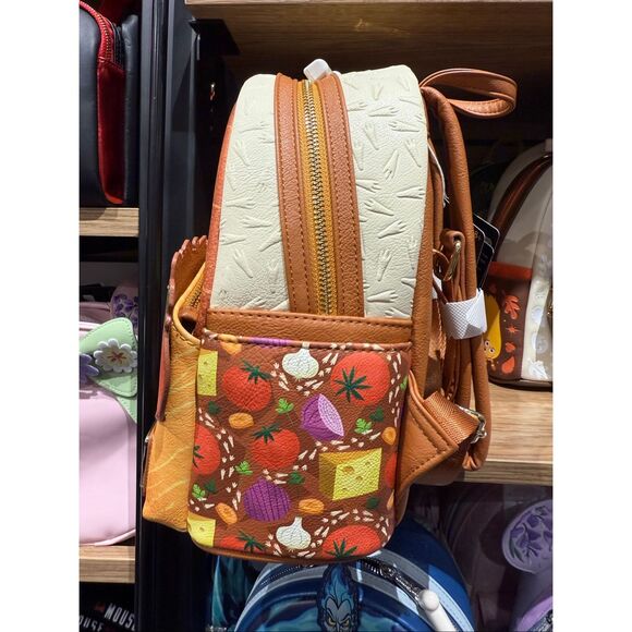 Loungefly Disney Pixar Ratatouille Remy Food Mini Backpack - Picture 4 of 8